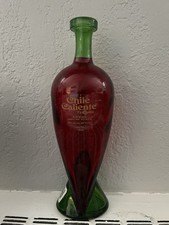 Chile Caliente Tequila Garrafa Vazia Pimenta Vermelha Chile 750ml 13” de Altura comprar usado  Enviando para Brazil
