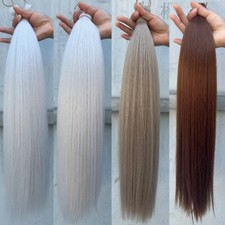 Pacotes de cabelo tranças de crochê tranças sintéticas extensões de cabelo macio, usado comprar usado  Enviando para Brazil