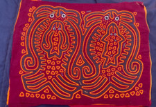 Molas culturais indianas antigas lindas kuna tamanho 17x13 polegadas comprar usado  Enviando para Brazil