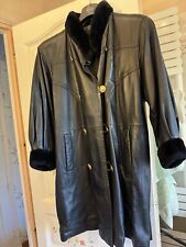 Manteau cuir jean d'occasion  Deauville