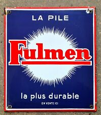 Plaque émaillée pile d'occasion  Cesson