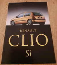 1999 Folheto de vendas de carros RENAULT CLIO Si do Reino Unido. Catálogo / prospekt comprar usado 1999 Folheto de vendas de carros RENAULT CLIO Si do Reino Unido. Catálogo / prospekt comprar usado  Enviando para Brazil