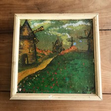 Tableau n154 huile d'occasion  Saint-Jean-en-Royans