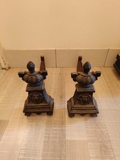 Paire chenets ancien d'occasion Paire chenets ancien d'occasion  Guérigny