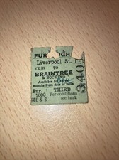 Half. railway. ticket for sale  SHIFNAL
