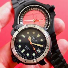 Relógio Prospec Compass Vintage Moldura Rotativa Raro Texswiss ETA Fundo de Caixa Ausente comprar usado  Enviando para Brazil