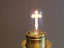 Neon Glow Lamp Bulb Style Aerolux E27-Cross light bulb-220volt-E27 comprar usado  Enviando para Brazil
