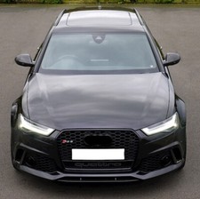 Osłona przednia do Audi A6 C7.5 S6 2016-2018 Osłona chłodnicy RS Czarna Grill Kamera 360 na sprzedaż  Wysyłka do Poland