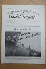 1929 chronic avion d'occasion  Expédié en Belgium