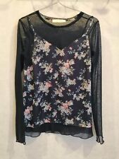 Blouse noire dentelle d'occasion  Bourg-de-Thizy