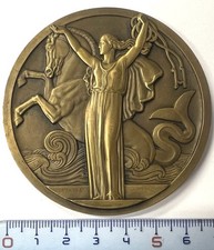 Médaille compagnie transatlan d'occasion  La Colle-sur-Loup