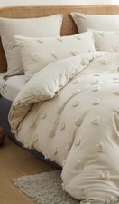 Bettwäsche beige herzen gebraucht kaufen  Külsheim