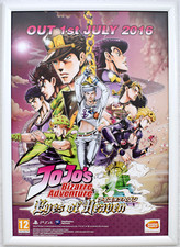 Pôster promocional JoJo's Bizarre Adventure: Eyes of Heaven RARO PS4 42cm x 59cm comprar usado  Enviando para Brazil