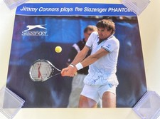 Jimmy Connors - Ícone de tênis - Pôster autografado e inscrito 24 x 20" (danificado) comprar usado  Enviando para Brazil