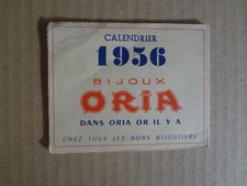 Ancien calendrier bijoux d'occasion  Lyon VIII