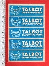 Talbot rallye 1981 d'occasion  Jaunay-Clan