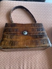 Sac cuir crocodile d'occasion  Toulon-