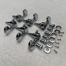 Sintonizadores de guitarra Schecter máquina de clavijas de afinación 3L+3R cromo 6 piezas segunda mano  Embacar hacia Mexico