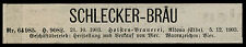 Anzeige 1904 anmeldung gebraucht kaufen  Hamburg