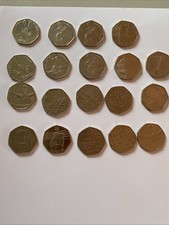 50p coin collection for sale  ROMNEY MARSH