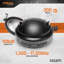 Driver de compressão PRV Audio D3220TI buzina de titânio - Preto comprar usado  Enviando para Brazil