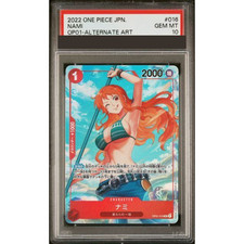 PSA 10 Nami (Alt Art) OP01-016 ROMANCE DAWN - ONE PIECE Jogo de Cartas 2022 Japonês comprar usado  Enviando para Brazil