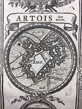 Playground On the Lilies IN 1736 Not of Calais plano de gravura raro fortificação comprar usado  Enviando para Brazil