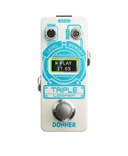 Pedal de guitarra Donner Triple Looper, 90 minutos looping tempo loop pedal com tela. comprar usado  Enviando para Brazil