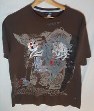 Camiseta masculina Artful Dodger Death To The Machines bordada marrom 3X  comprar usado  Enviando para Brazil