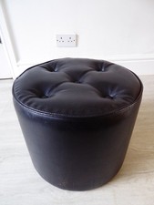Vintage black leather for sale  STOCKPORT
