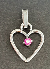 Pendentif argent coeur d'occasion  Saint-Marcel-lès-Valence
