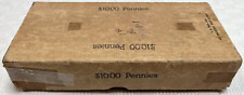 Moeda antiga vintage $10 Pennies Box (sem centavos) "Abbott Coin Counter Co NY NY" comprar usado  Enviando para Brazil