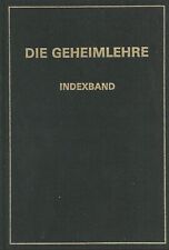 Geheimlehre band indexband gebraucht kaufen  Neumünster