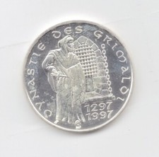 Monaco silver prooflike for sale  San Jose
