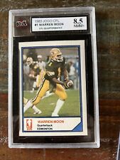1983 Jogo CFL Football Warren Moon RC QUASE PERFEITO+ KSA 8.5 Eskimos NFL Oilers Chiefs, usado comprar usado  Enviando para Brazil