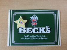 Becks bier sticker gebraucht kaufen  Deutschland