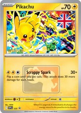 Pokemon Pikachu World Championship 2025 Promocyjna karta zwycięzcy SVP 225 Angielska prawie nowa na sprzedaż  Wysyłka do Poland