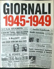Giornali 1945 1949 usato  Italia