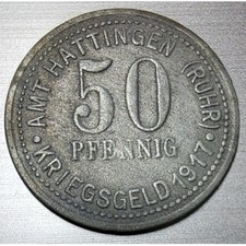 Pfennig hattingen 1917 gebraucht kaufen  Buchenbach