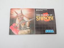 Sega Megadrive - Notice The Revenge Of Shinobi - Manuel SEGA comprar usado  Enviando para Brazil