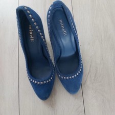 Escarpin bleu minelli d'occasion  Rueil-Malmaison
