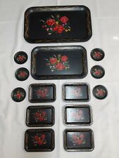 Vintage handpainted toleware for sale  Camden Wyoming