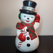 Vintage snowman ceramic for sale  Houston
