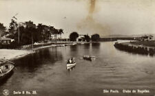 PC BRAZIL, SAO PAULO, CLUBS DE REGATAS, Vintage REAL PHOTO Postcard (b41284) comprar usado  Enviando para Brazil