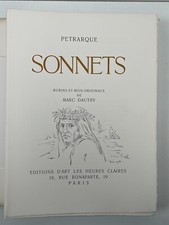 Petrarque sonnets illustration d'occasion Petrarque sonnets illustration d'occasion  Saint-Lambert-du-Lattay