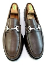 Mocassim masculino Allen Edmonds "Arezzo" couro italiano 9,5 D marrom (431N) comprar usado  Enviando para Brazil