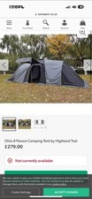 Ohio man tent for sale  MATLOCK