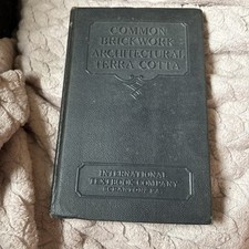 1920 Common Brickwork Architectural Terra Cotta / William Lowndes Vintage comprar usado  Enviando para Brazil