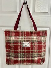 Red tartan bag for sale  RENFREW