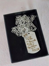 Collana cindolo acciaio usato  San Pietro a Maida